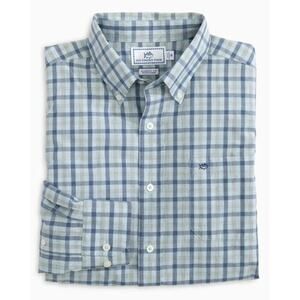 NWT Southern Tide Men’s Chatsworth Heather Check Button-Down Classic Fit Size M